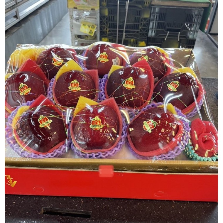進口富士蘋果禮盒-8-10粒裝-含運價 進口富士蘋果禮盒-8-10粒裝-含運價